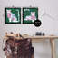 Ensemble de 2 cadres flottants Fierce Lounging Tigers, design par Melissa Wang-309653008-309653011