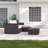 Convene 3 Piece Rattan Sectional Seating Group with Cushions-1605862830