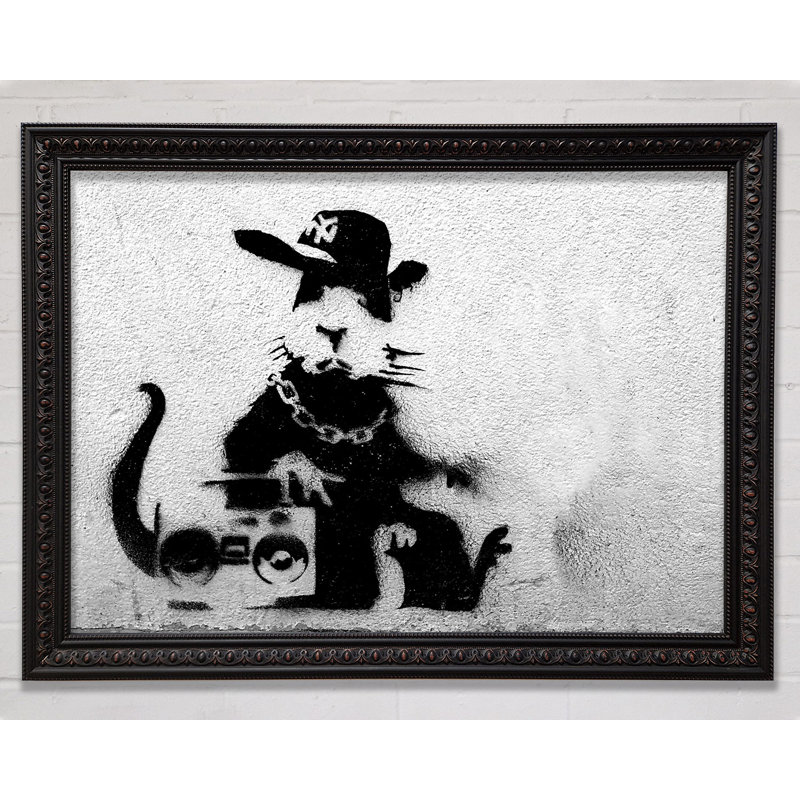 Rap Rat - Single Picture Frame Print, 59.7cm H x 84.1cm W x 3cm D