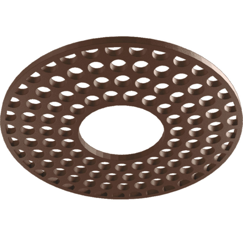 Médaillon de plafond en PVC de qualité architecturale Fink, H 28 po x l 28 po x P 0,75 po, Cuivre