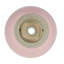 Lavabo de salle de bain rond en céramique 16 po - Design de bol intérieur texturé moderne en rose rétro-120273121