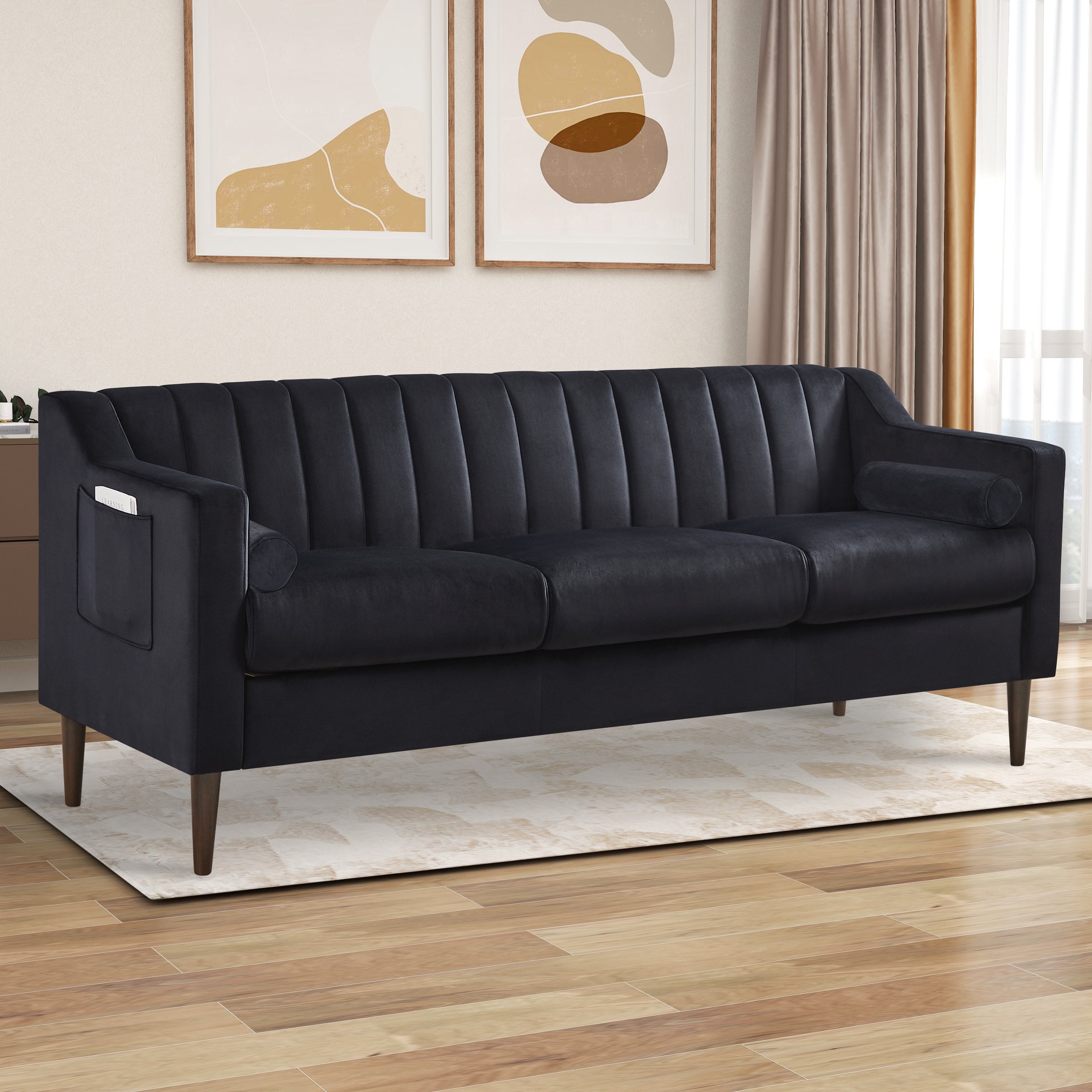 Mercer41 Fulword 76.5'' Upholstered Sofa | Wayfair