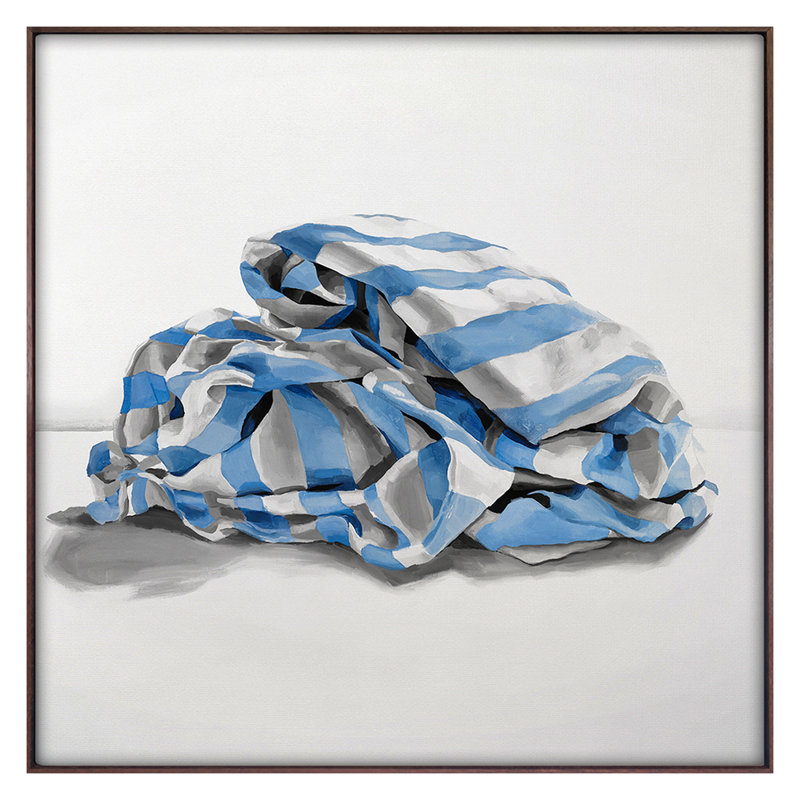 Wet Blanket 1 Print by Altamura, Stefano, Walnut Framed, 30" H x 30" W