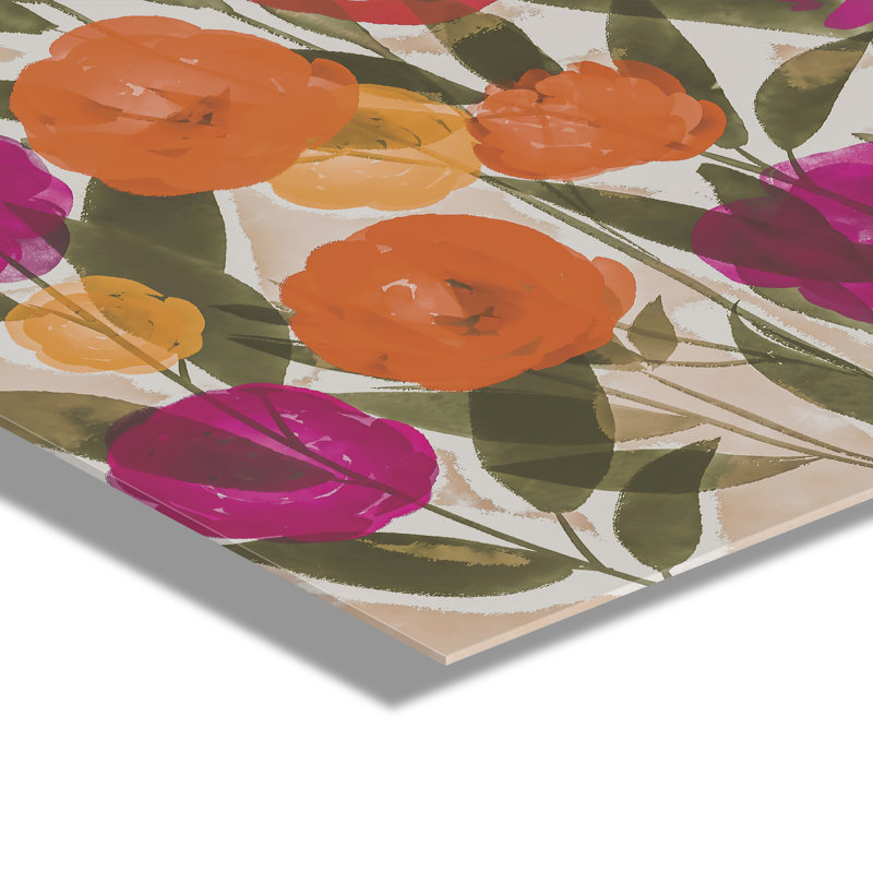 «Spring Bouquet» par Amy Lighthall, art mural acrylique flottant