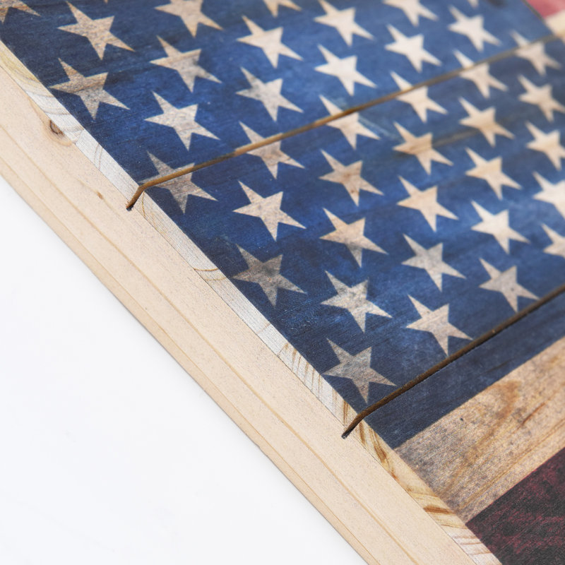 « American Dream 3 »-reproduction de photo sur bois