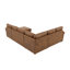 Faux Leather Fabric U-Shape Sectional Sleeper Sofa (Pull-Out Bed) With Storage Chaise
