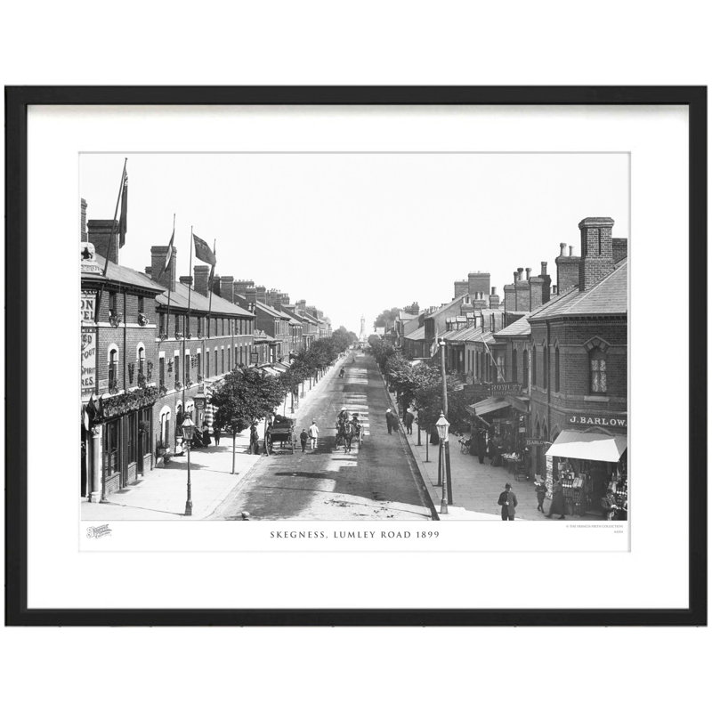 Skegness, Lumley Road 1899 - Single Picture Frame Print, 48.4cm H x 63.6cm W x 2.3cm D