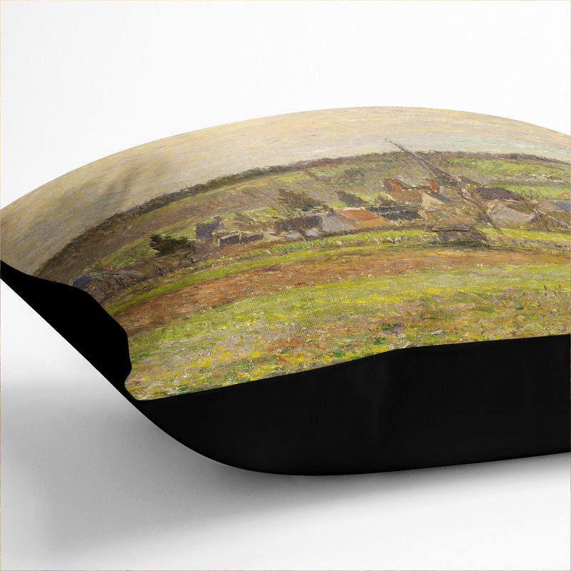 Square Cushion, 40cm H x 40cm W x 15cm D, Black