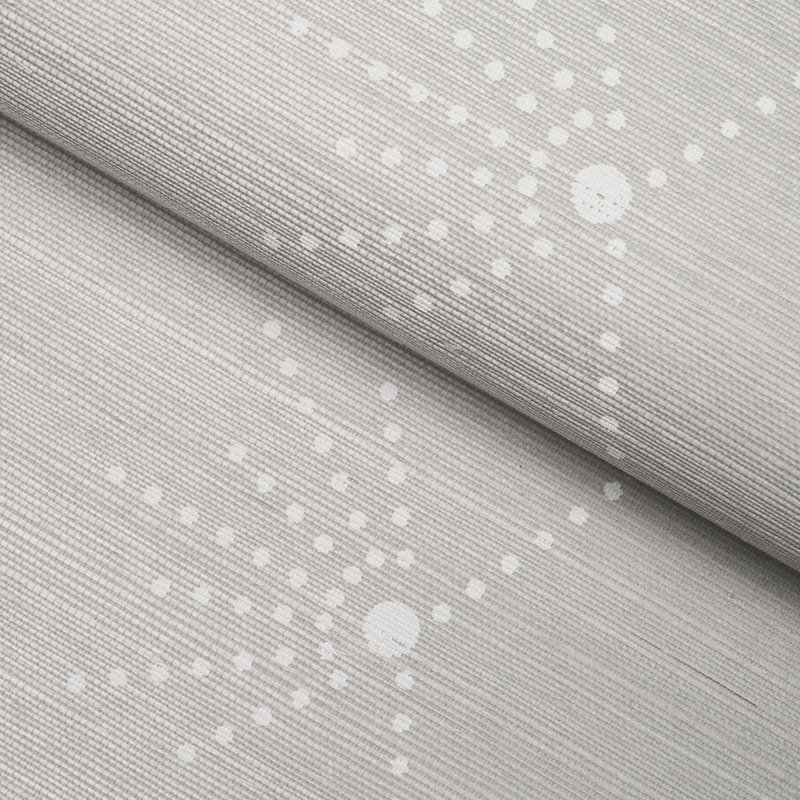 Royere Stripe Sisal Wallpaper, Gray