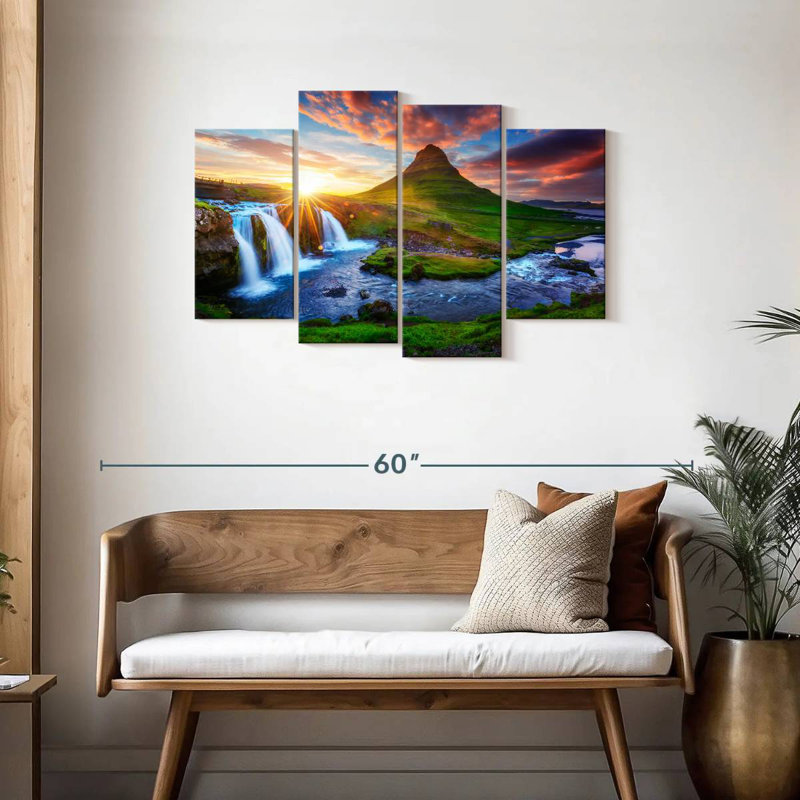 Paysage Alvord Kirkjufellsfoss, H 27 po x l 43 po
