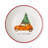 8" Christmas Doodles Plates, Set of 4
