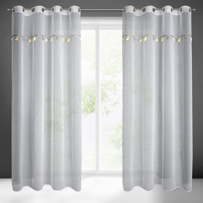 Barbonne Sheer Curtain Single Panel