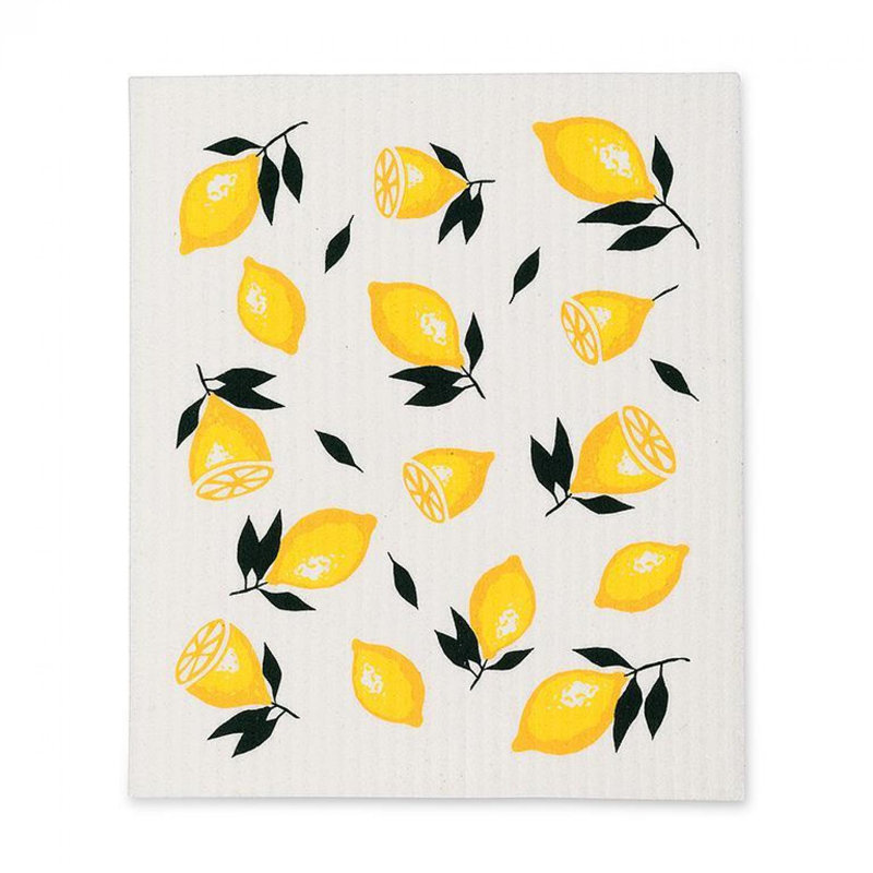 Set Of 2 Lemons Dishcloth
