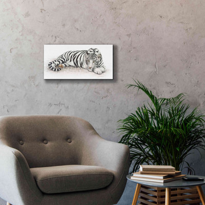 «Siberian Tiger» par Jan Henderson, estampe numérique sur toile