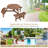 Kate Round 6 - Person 35'' Long Picnic Table