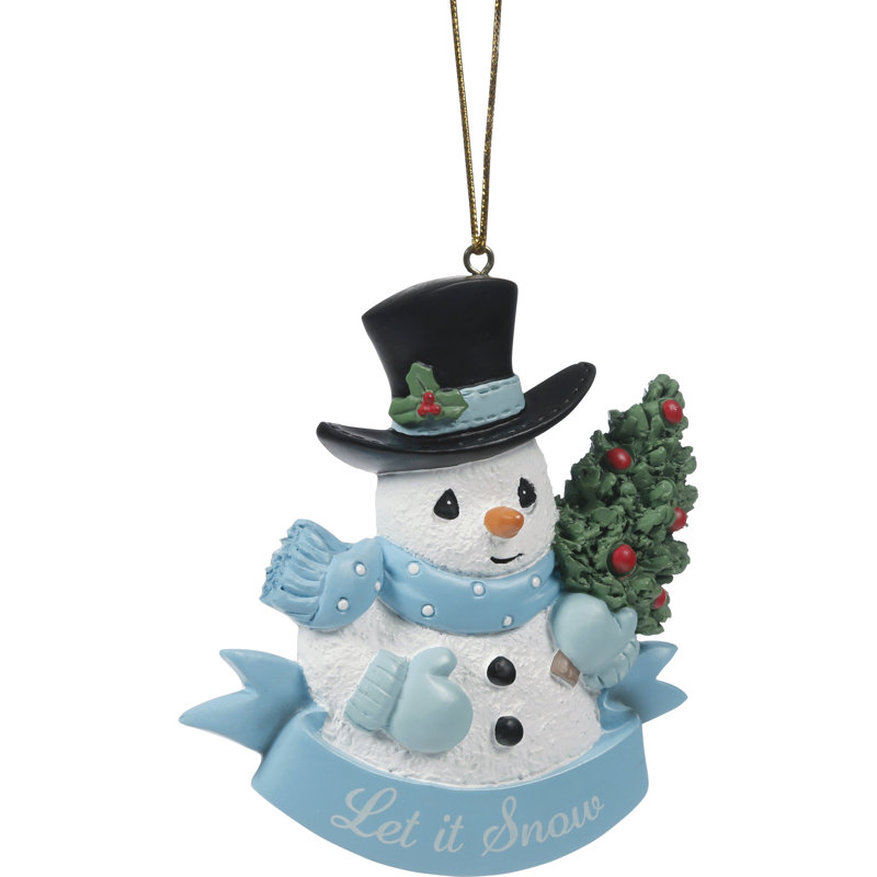 Ornement de Noël «Precious Moments Let It Snow»