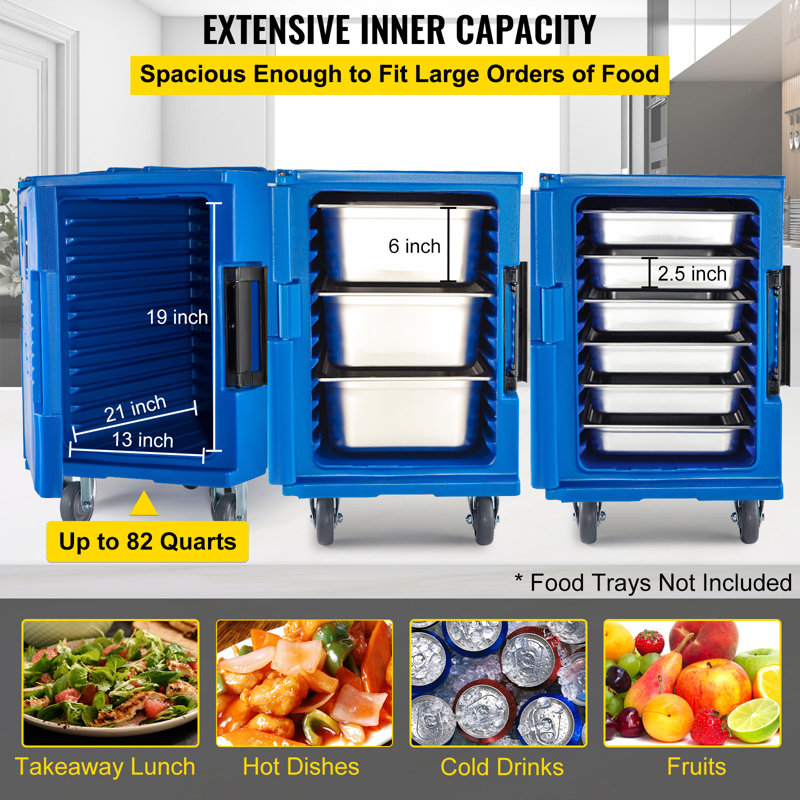 2624oz. Food Storage Container, Blue