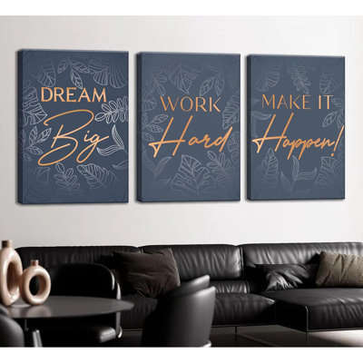 3 Piece Wrapped Canvas Print
