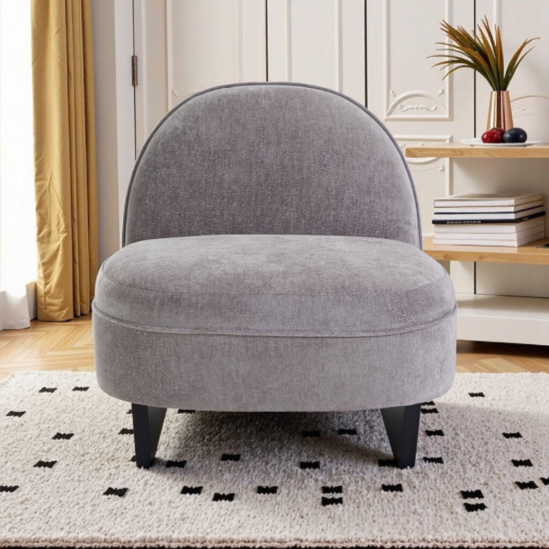 Chaise d'appoint Modern Teddy, Gris