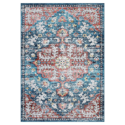 Rectangle Floral Area Rug