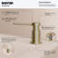 Distributeur de savon de cuisine Karran SD55-120904008