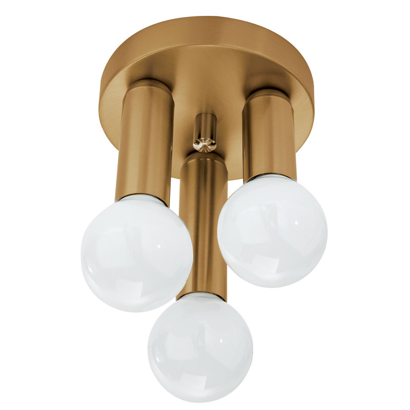 Parma Flush Mount, Antique gold