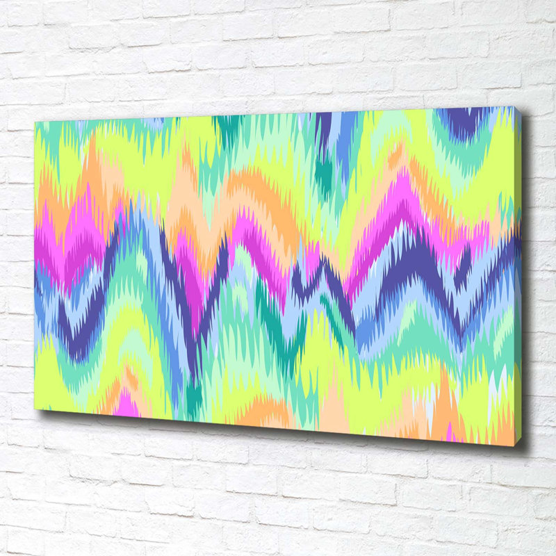 Rainbow Background - Wrapped Canvas Print