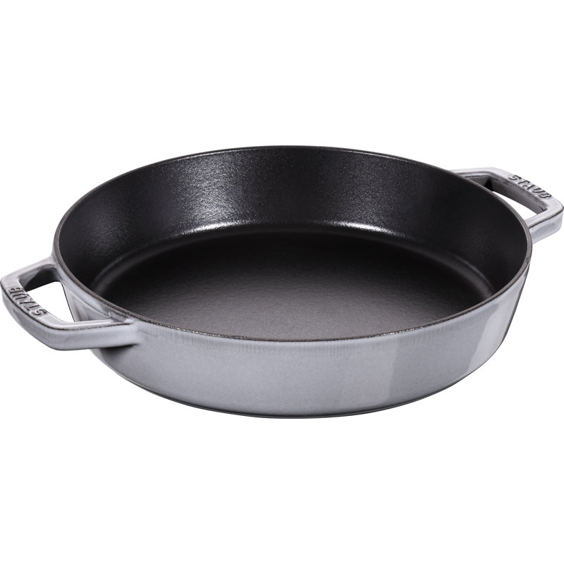 STAUB Cast Iron Fry Pan, Grey, 26cm
