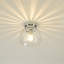 Quadrell Glass Flush Mount