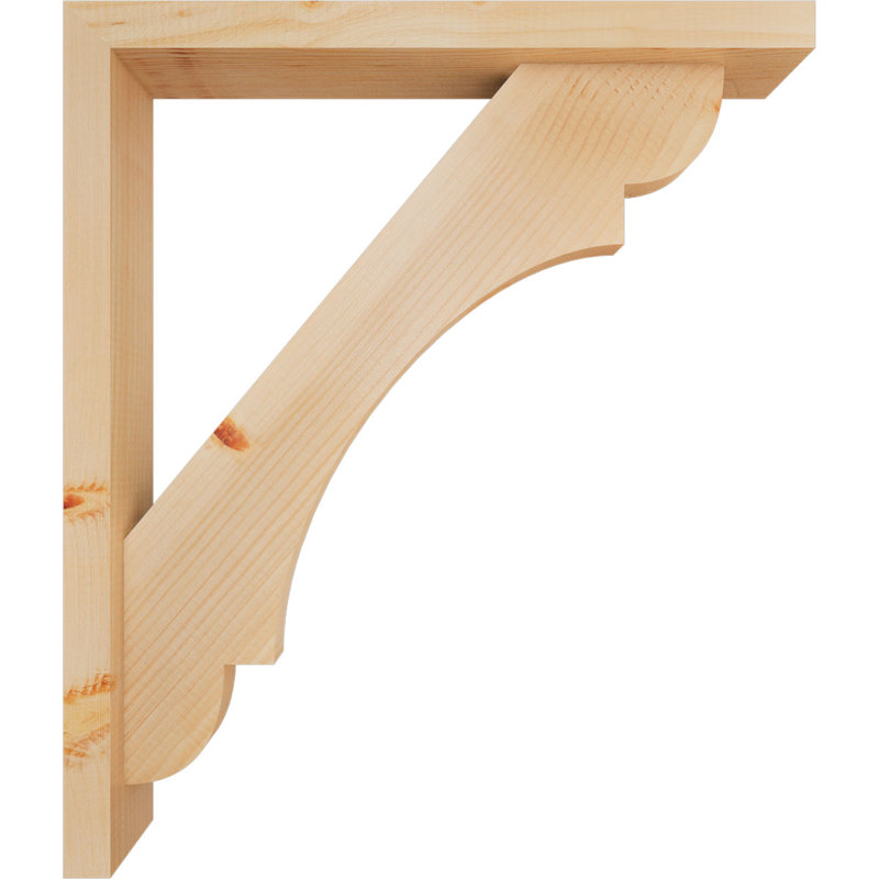 Support de bloc olympique avec entretoise décalée, 28 x 24, Sapin Douglas de l 3 1/2 (lisse)