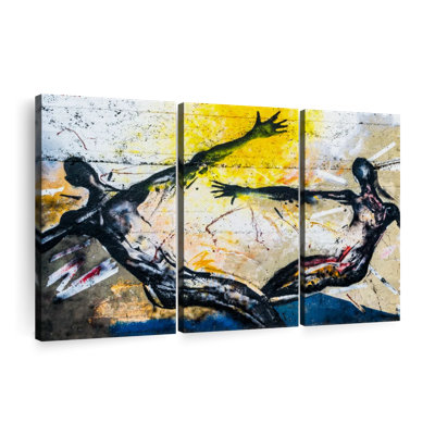 Graffiti Souls - Ensemble de 3 toiles tendues