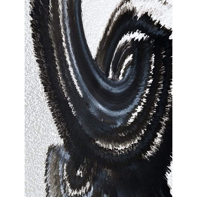 HERTZ II - Unframed Print on Canvas, Black Framed Canvas, 48" H x 36" W x 1.75" D