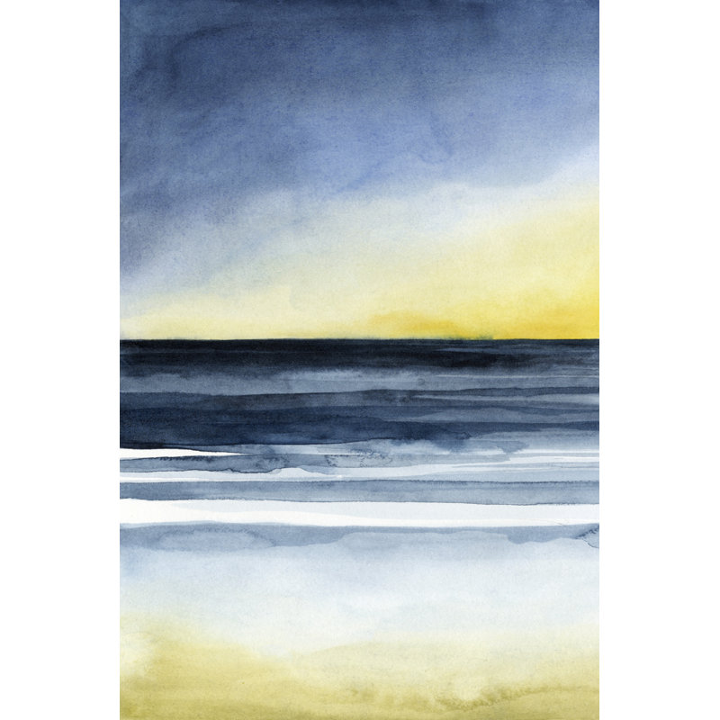 Layered Sunset Triptych I by Grace Popp - Wrapped Canvas Art Prints, 30cm H x 20cm W