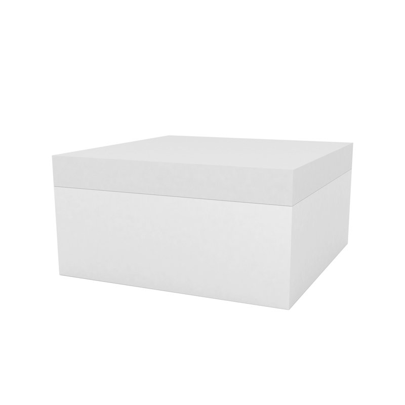 Repose-pieds extérieur avec coussin Jut, Blanc