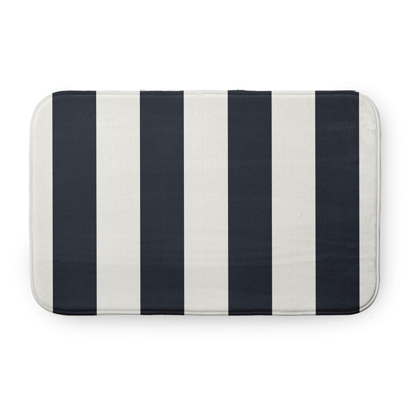 Tapis de bain Shameel, L 21 po x L 34 po, Noir