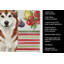 Torchon rouge et blanc Malamute Alaskan-322069921