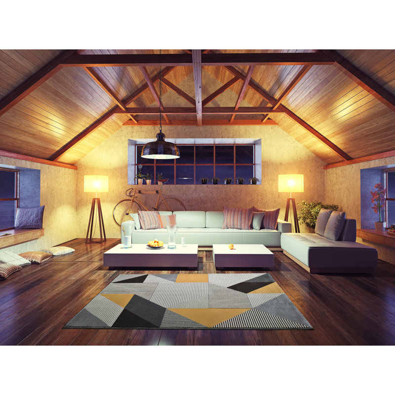 Macabe Geometric Area Rug, Rectangle 140cm x 200cm
