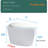Intelligent Toilet With Bidet, Auto Open/Close System, Foot Sensor, Powerful Flushing, Led Display, Bathroom Fixture Bidet Feature, Seat, Warm Air Dryer, Essential-122462682