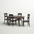 Karley 5-Piece Solid Wood Dining Set -1723910770