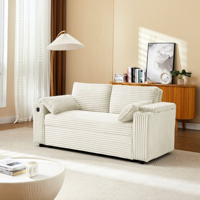 Convenient Beige Fabric Sofas, Engineered Wood, Modern Living