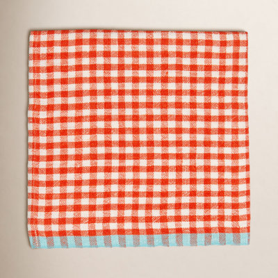 Gingham Linen Square Napkins