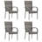 Lawenda Rectangular 4 - Person Dining Set-877421800