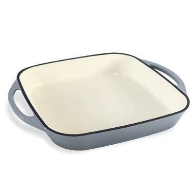 Lava Enameled Cast Iron 10 inch by 16 inch Roasting Pan 16 inch-Spring Series Orange, Size: W:10.27 Large:18.50 H:2.48