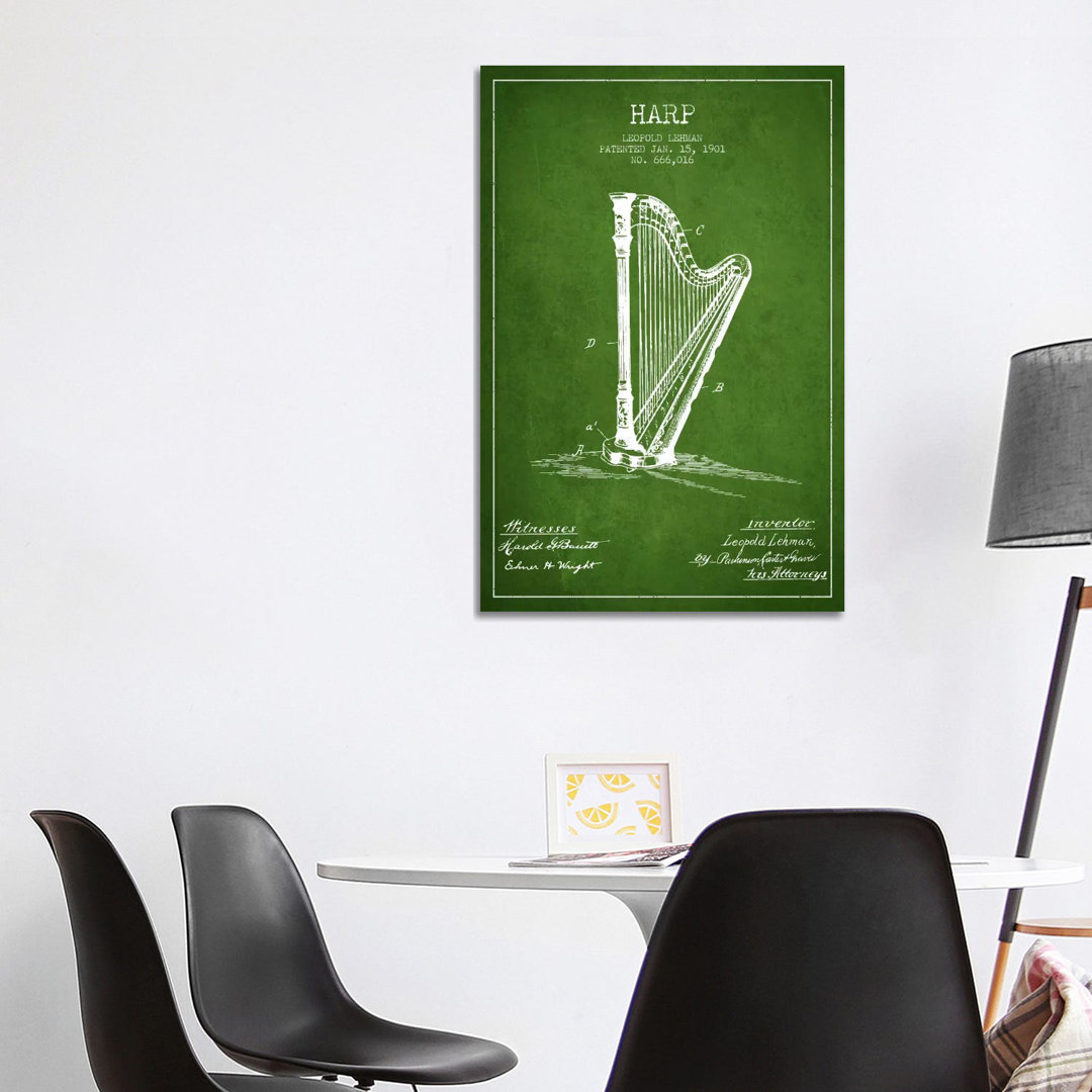 Harp Green Patent Blueprint