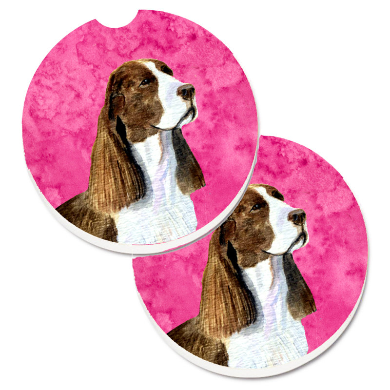 Sous-verre barbu collie voiture, Springer anglais