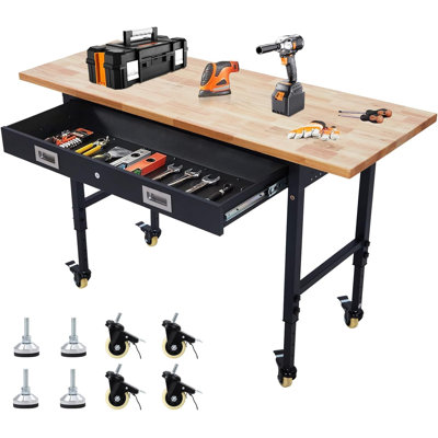 152.4 cm W Adjustable Workbench