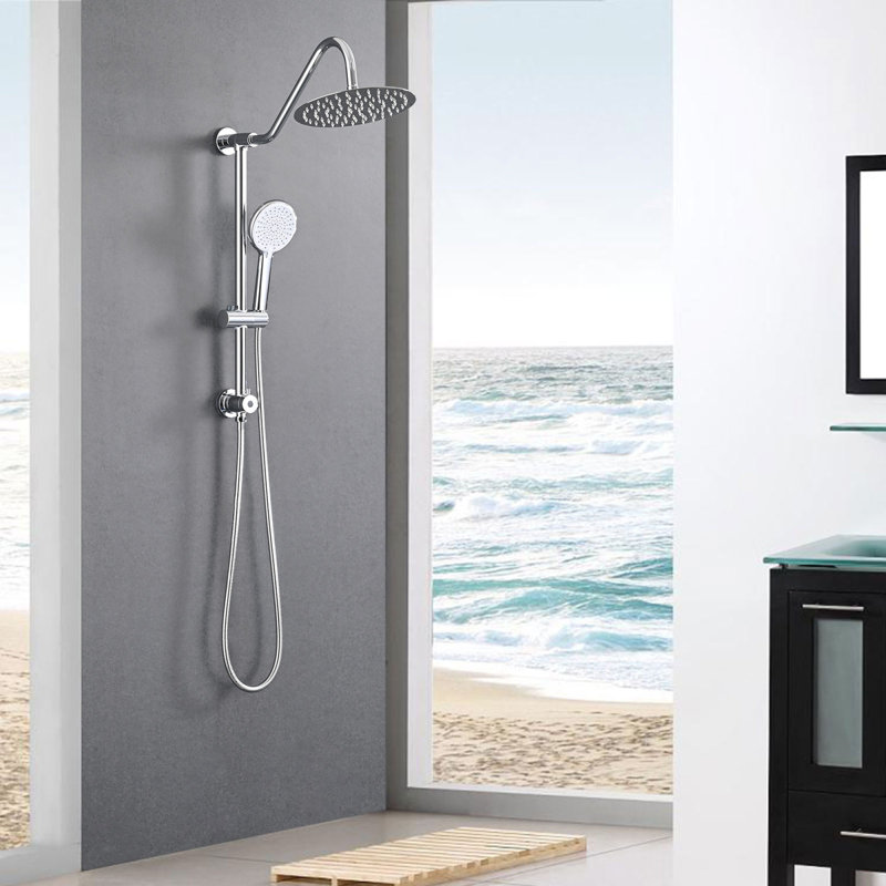 Système de double pomme de douche à pression d'eau puissant pour une expérience de douche relaxante