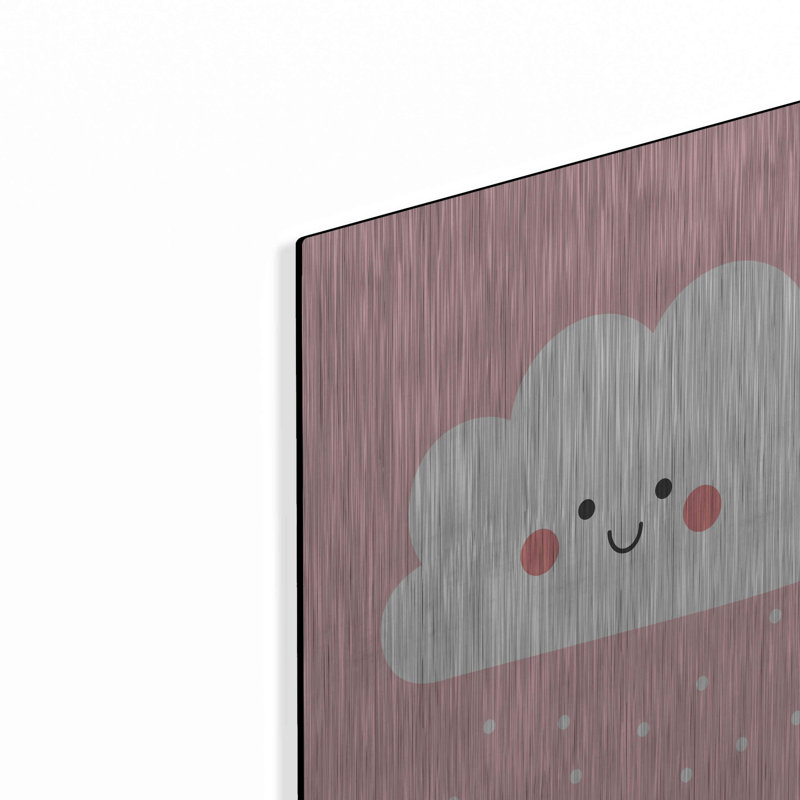 Luxe en métal «Happy Cloud I» par Ann Kelle Design «Happy Cloud I» par Ann Kelle