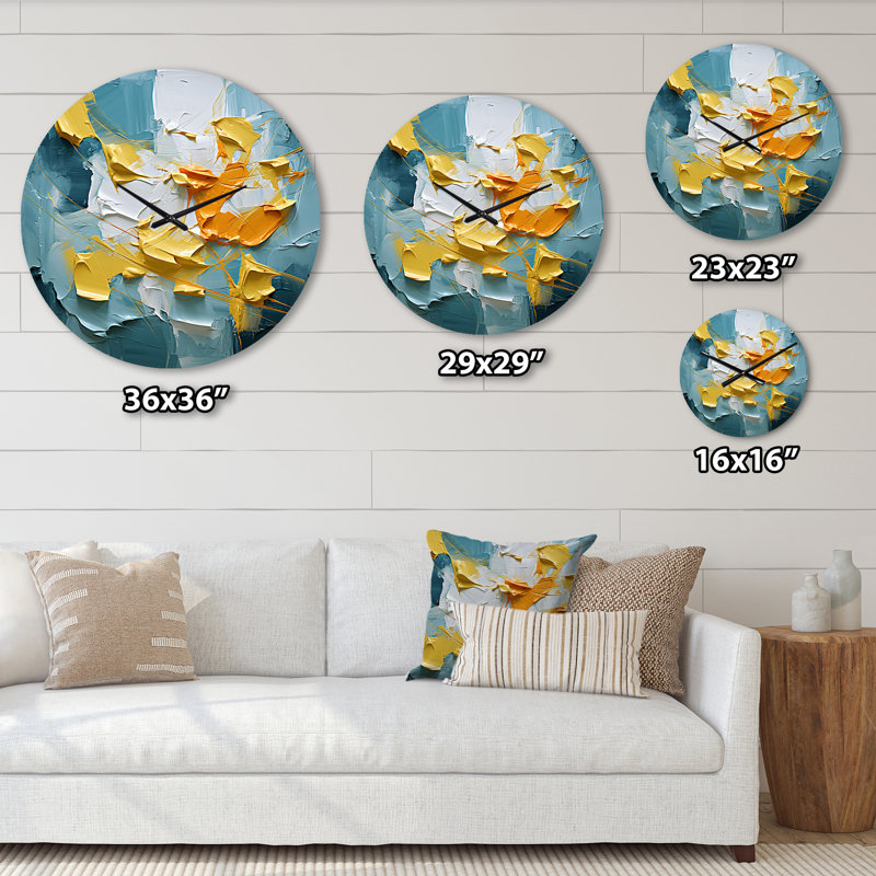Horloge murale Spring Bliss, Très grand