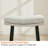 26" Upholstered Backless Saddle Bar Stool with Metal Frame-5290095-209194